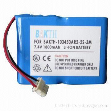 Lithium-ion Battery Pack, 7.4V Voltage